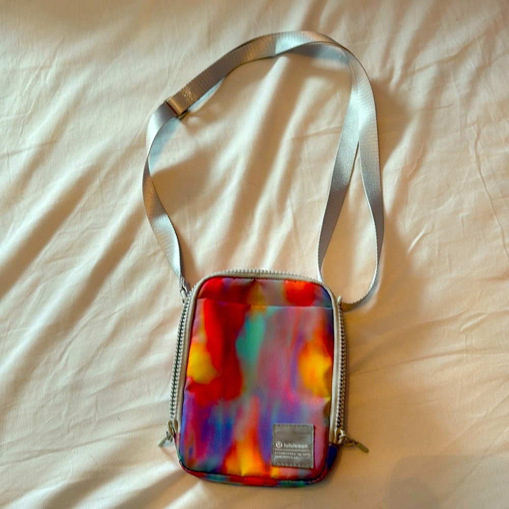 Rainbow over the shoulder bag from lulu lemon
